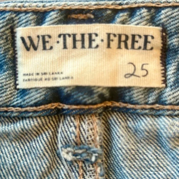 We The Free Blue Denim Mini Skirt - Picture 7 of 8